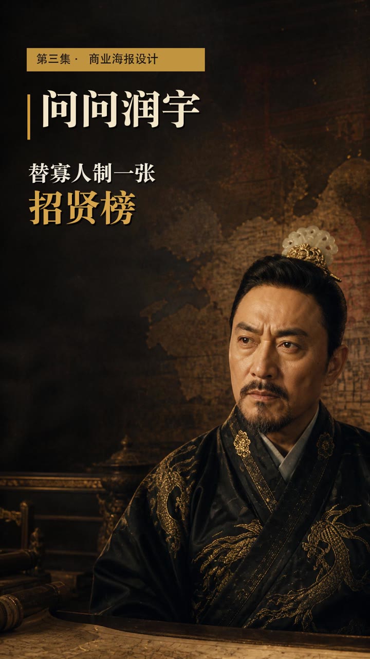 第003集 替寡人制一张招贤榜封面