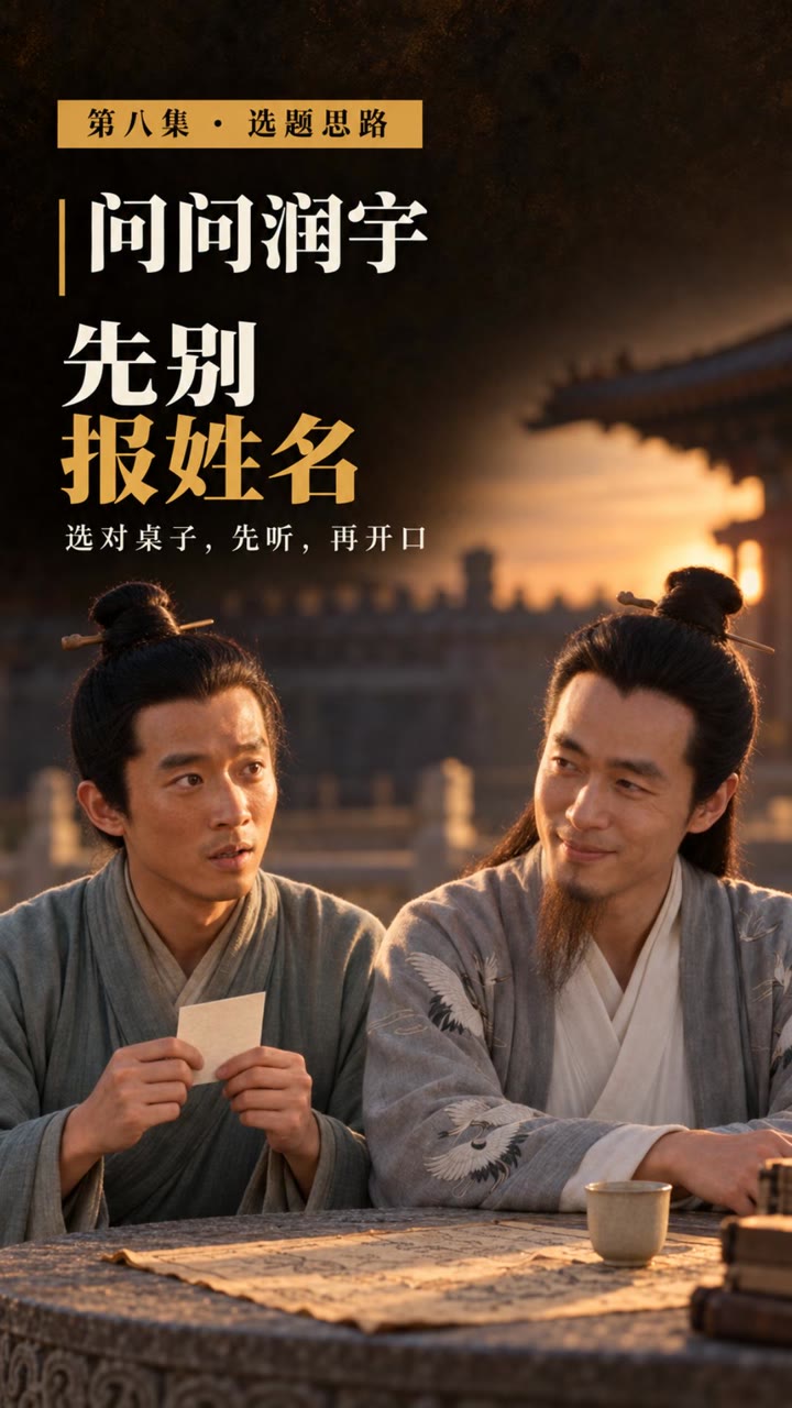 第008集 先别报姓名封面